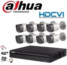KIT DVR DAHUA 8 CANALES 1080p